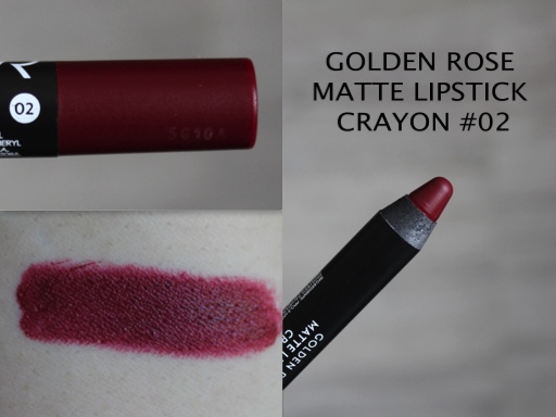 Golden Rose Crayon à Levres Matte n°02