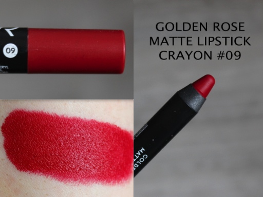 Golden Rose Crayon à Levres Matte n°09