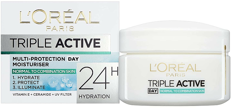 L'oreal Triple Active Crème Hydratante Jour P.n 50ml