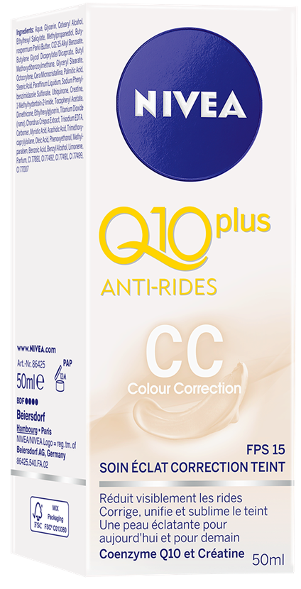 Nivea CC Crème Q10 Anti-Rides 