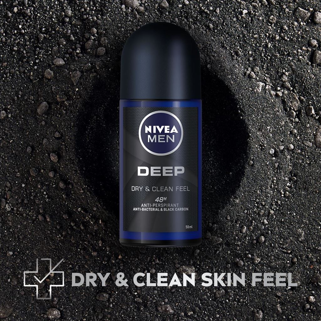 Nivea Deo- Rollon Deep Dark Wood Men 50ml