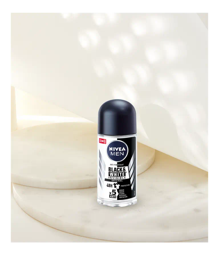 Nivea Deo- Rollon Black & White Men 50ml