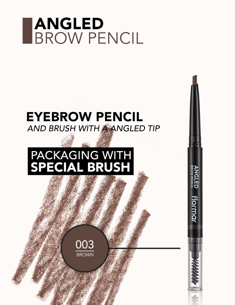 Flormar ANGLED BROW PENCIL LIGHT BROWN 02