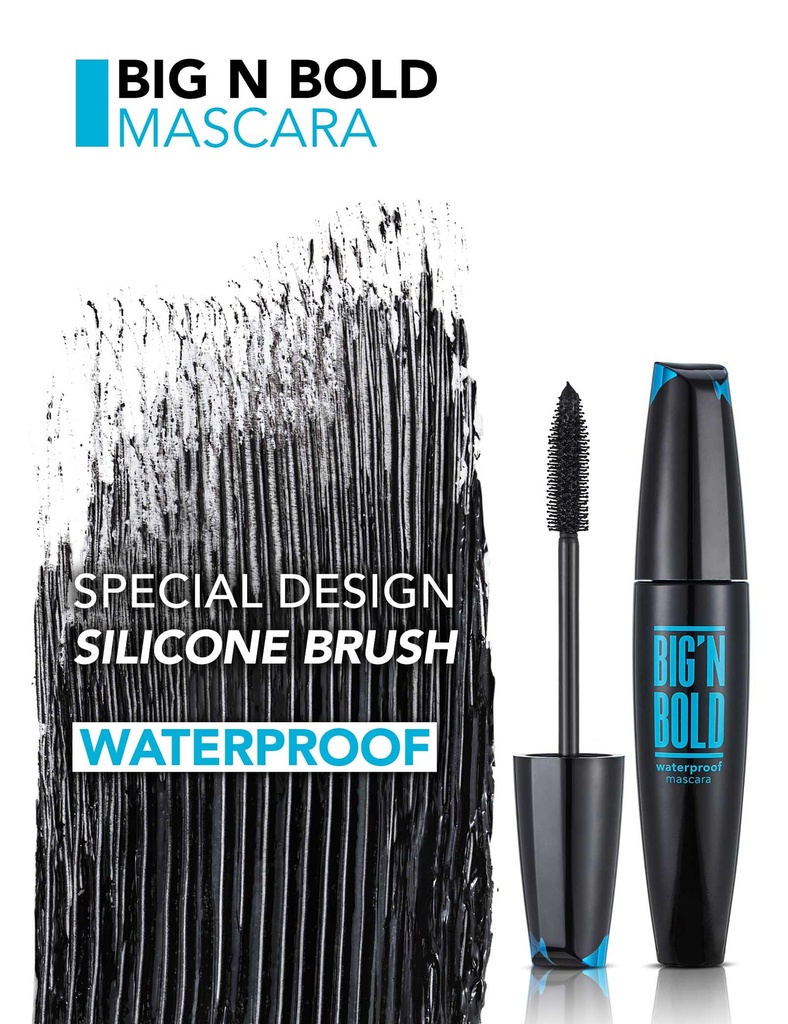 Flormar BIG'N BOLD WATERPROOF MASCARA