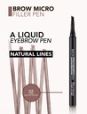 Flormar Brow Micro Filler Pen Medium Brown 02