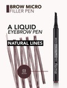 Flormar Brow Micro Filler Pen Brown 03