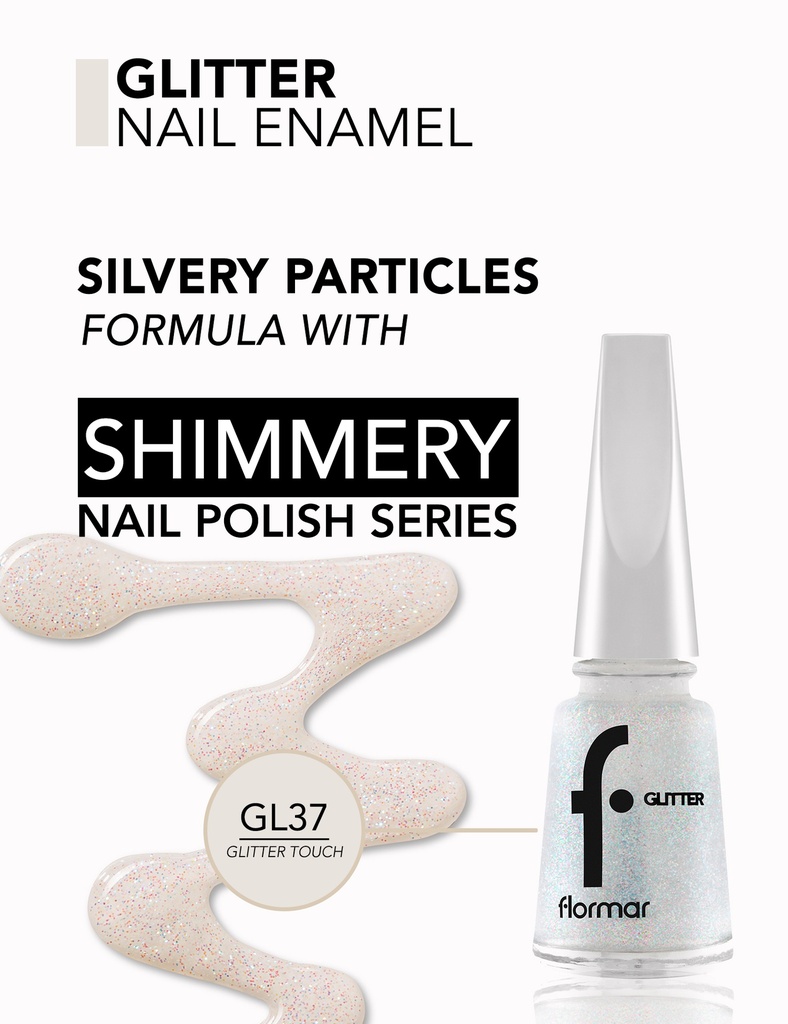 Flormar Nail Glitter 37 Glitter Touch