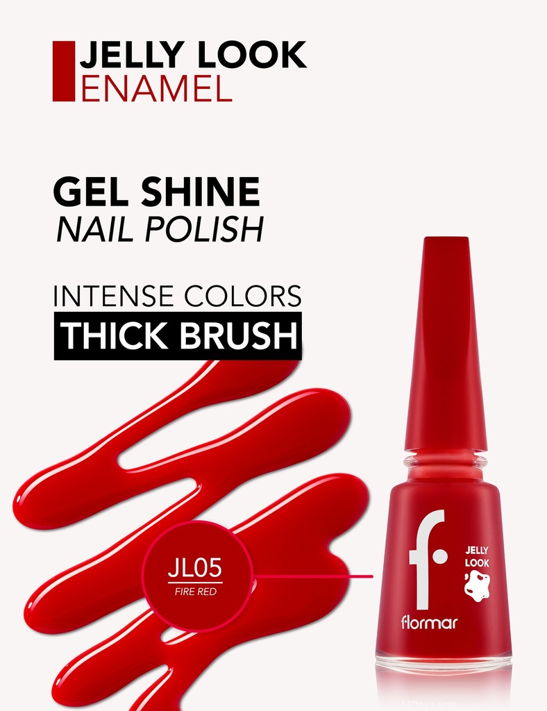 Flormar Jelly Look JL05 Fire Red