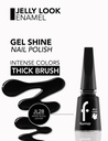 Flormar Jelly Look JL28 Patent Black Leather