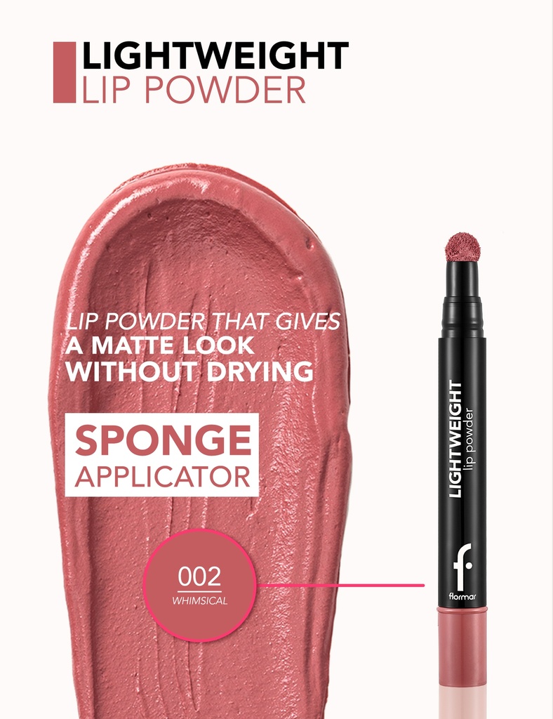 Flormar Lightweight Lip Powder 02 Whimsical