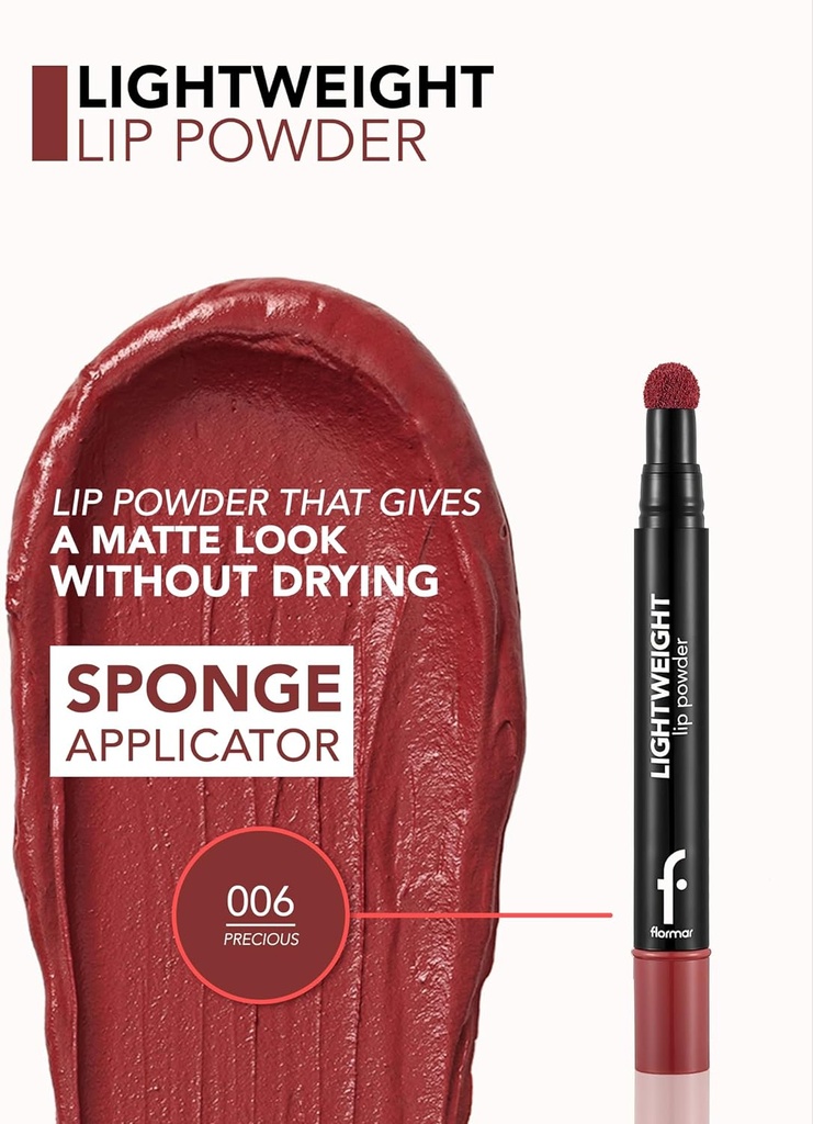 Flormar Lightweight Lip Powder 06 Precious