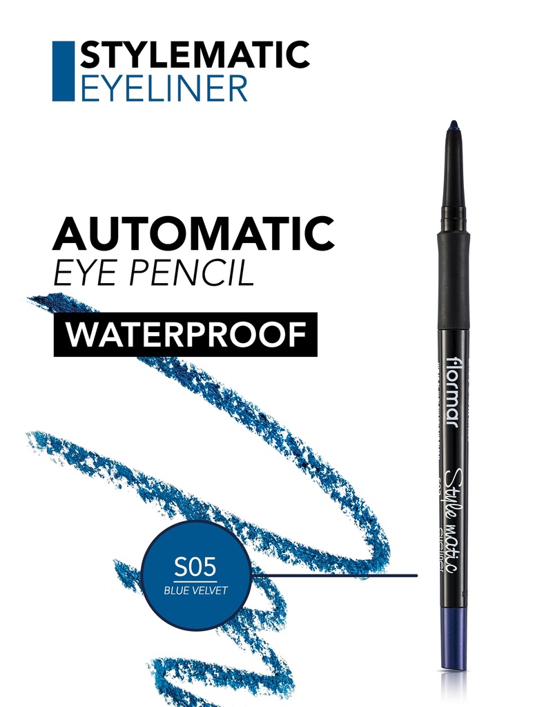 Flormar Style Matic Eyeliner S05 Blue Velvet