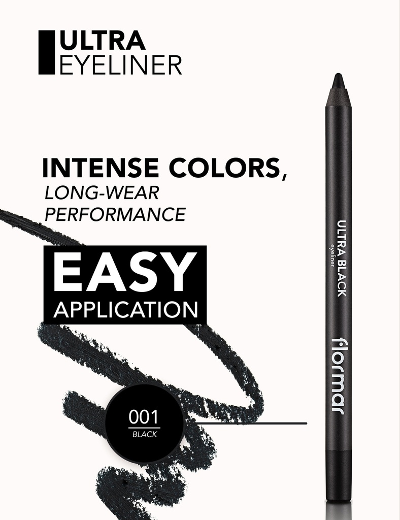 Flormar Ultra Eyeliner Jet Black