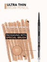 Flormar Ultra Thin Brow Pencil Beige 01