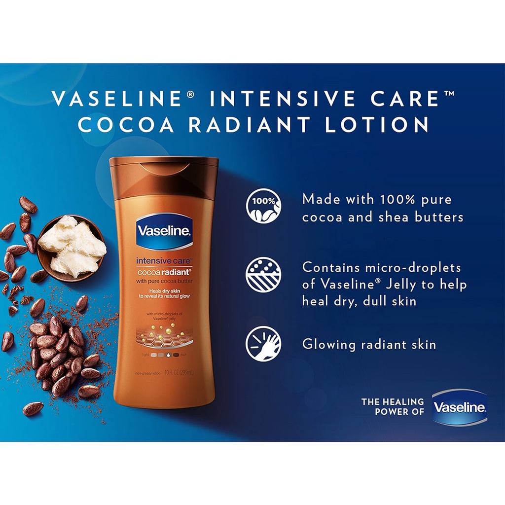 Vaseline Body Lotion Cocoa Radiant 200ml