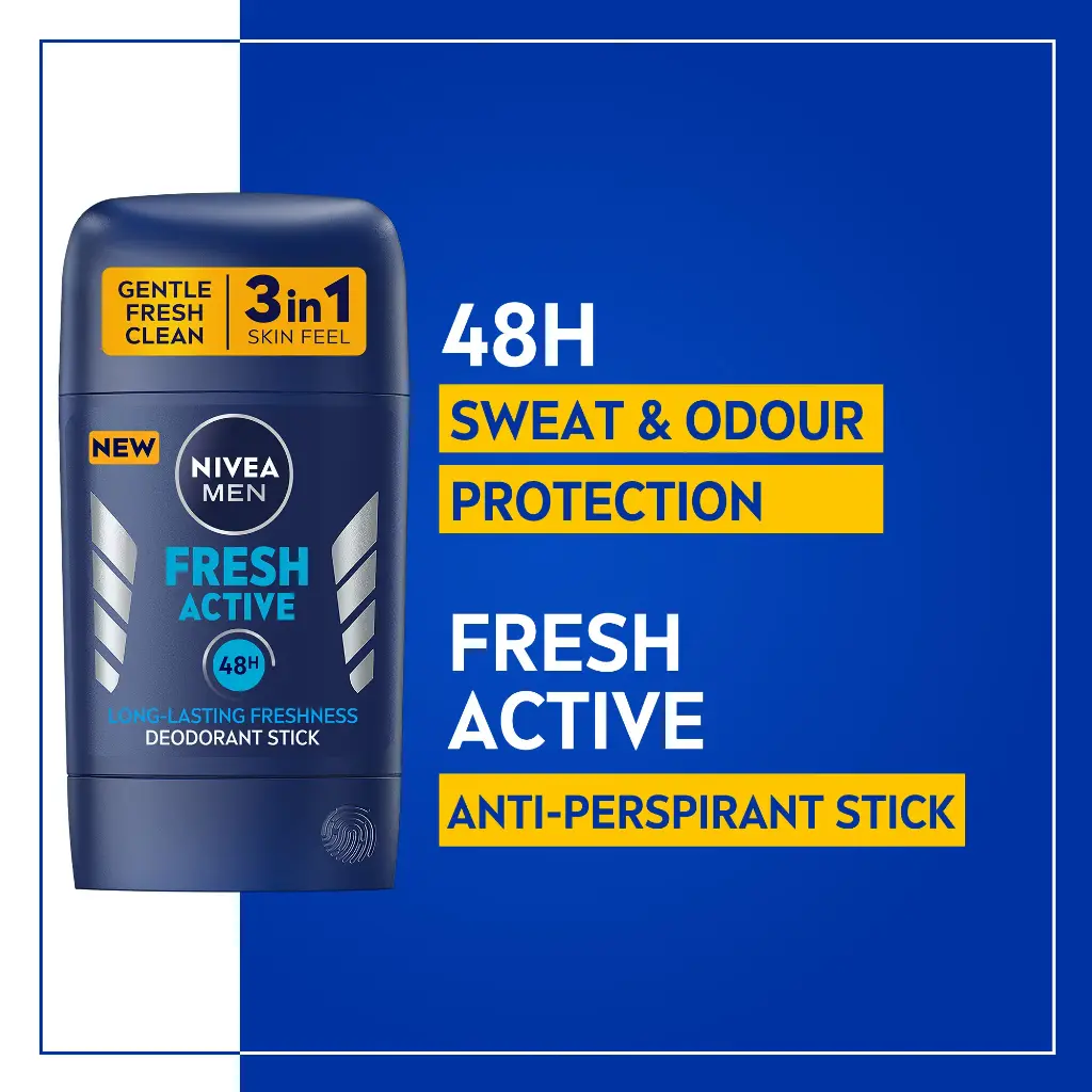 Nivea Deo- Stick Frésh Active Men 50ml