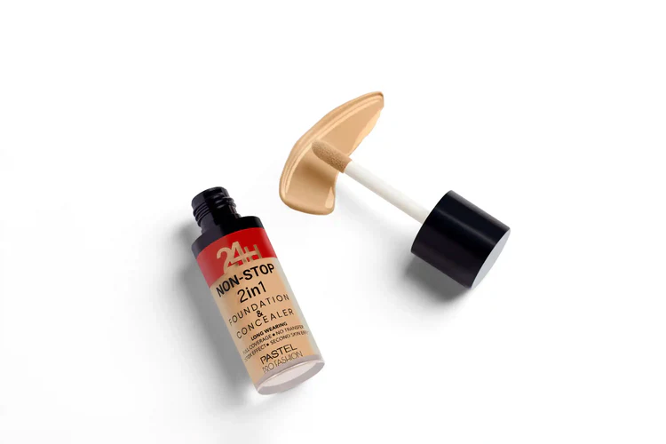 Pastel 24H Non-Stop 2In1 Foundation & Concealer 602