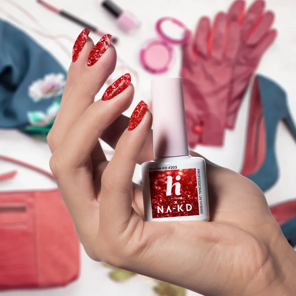 Hi Hybrid 203 Hema Free Red Elements UV Gel Polish 5ml