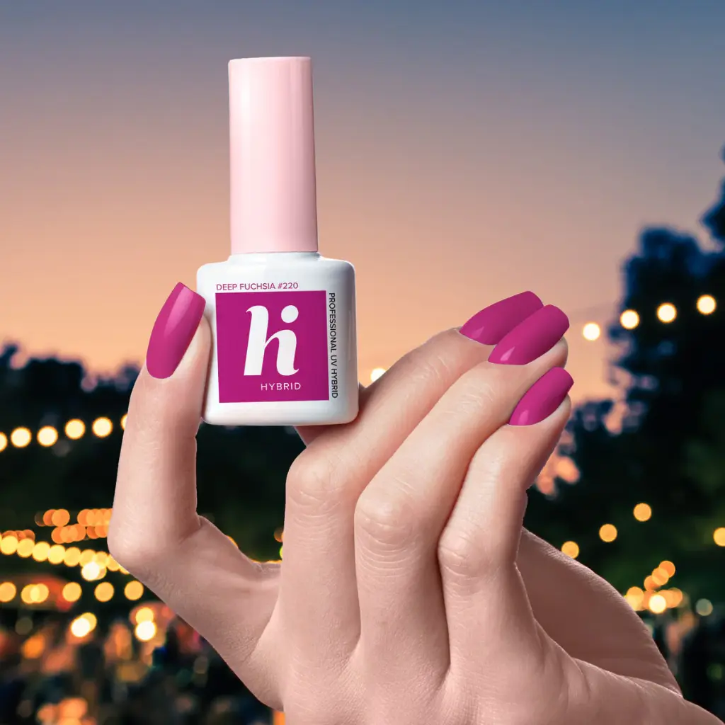 Hi Hybrid 220 Deep Fuchsia UV Gel Polish 5ml