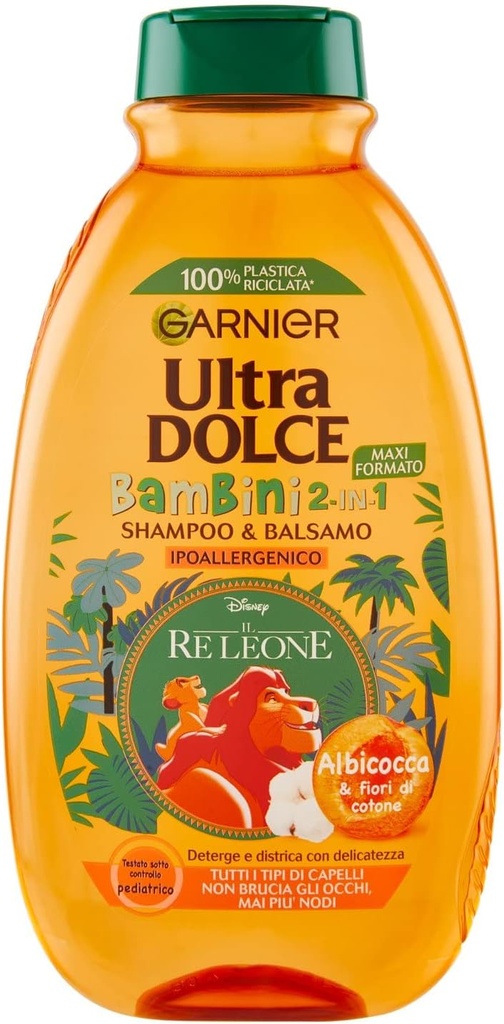 Ultra doux Shampoo Kids 2en1 Abrico 400ml