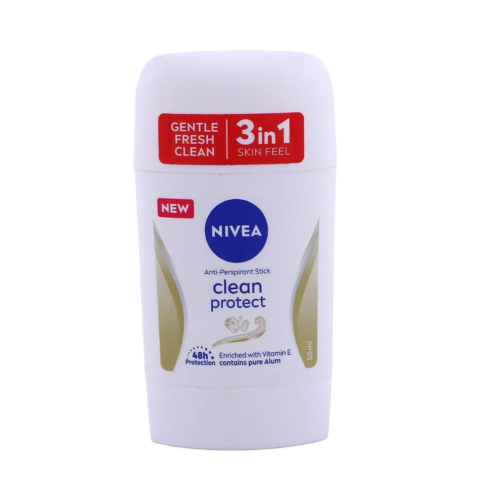 Nivea Deo- Stick Clean Protect With Pure Alum 50ml