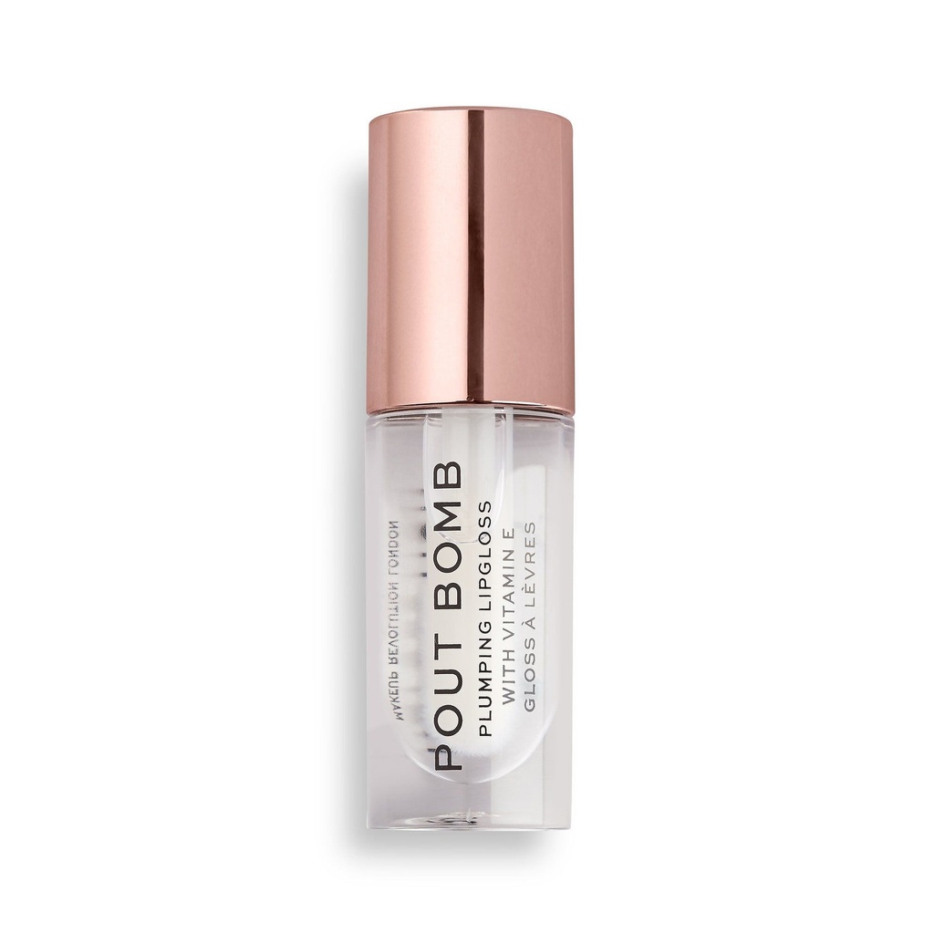 Revolution Pout Bomb Plumping Gloss Glaze Clear 