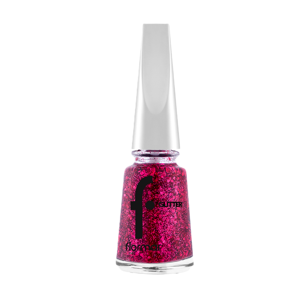 Flormar Nail Glitter 03 Ruby Light