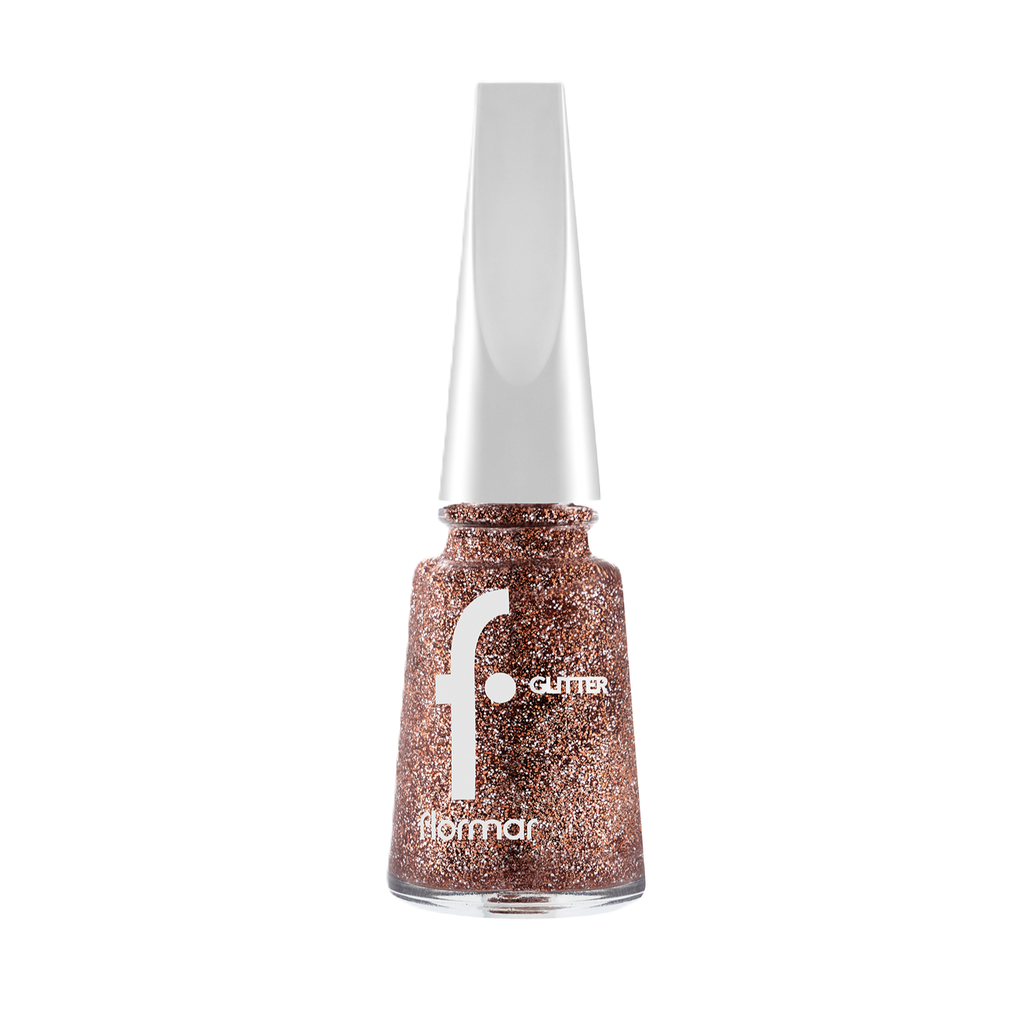 Flormar Nail Glitter 43 Rose gold