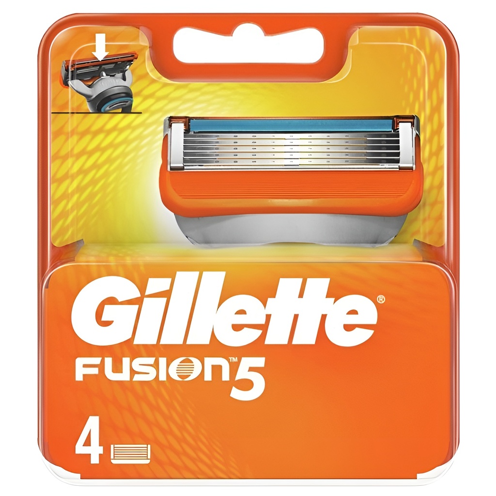 Gillette Fusion5 Recharge de 4Ps