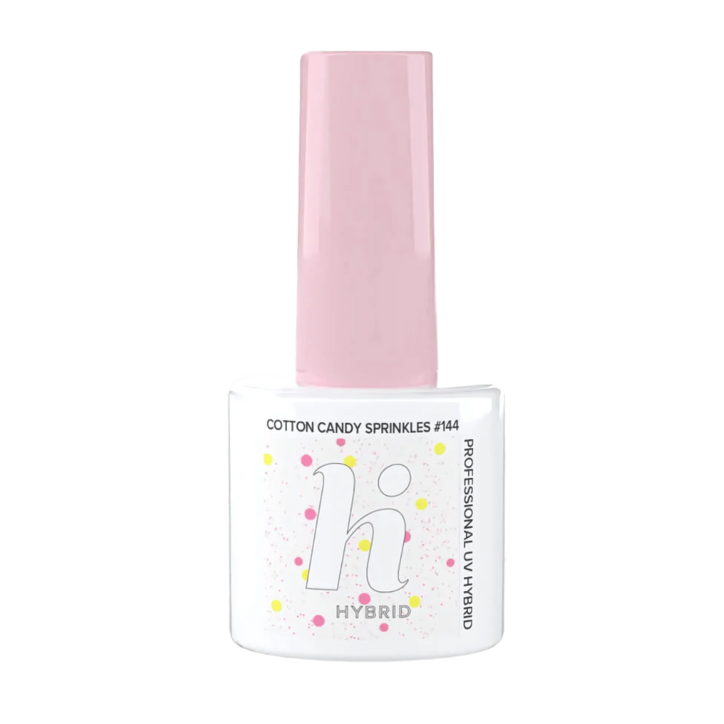 Hi Hybrid 144 Cotton Candy Sprinkles UV Gel Polish 5ml