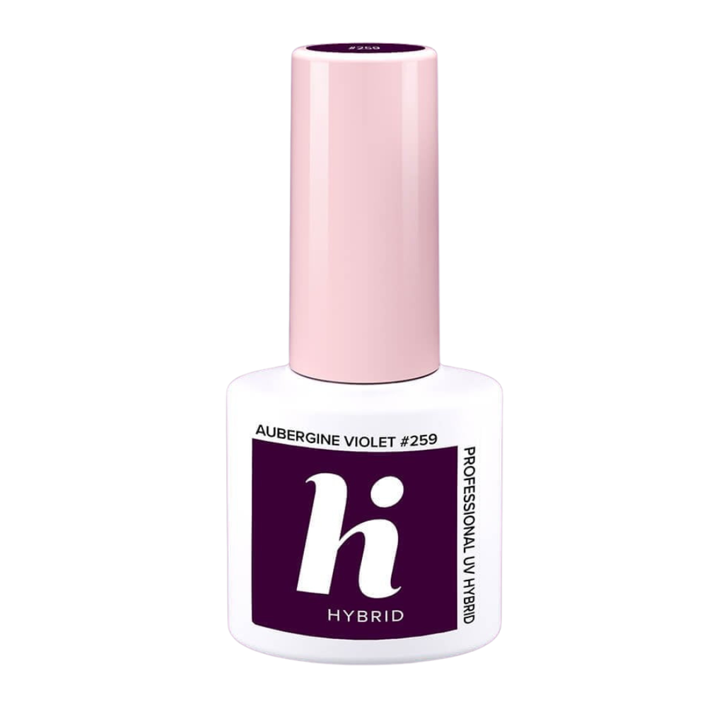 Hi Hybrid 259 Aubergine Violet UV Gel Polish 5ml