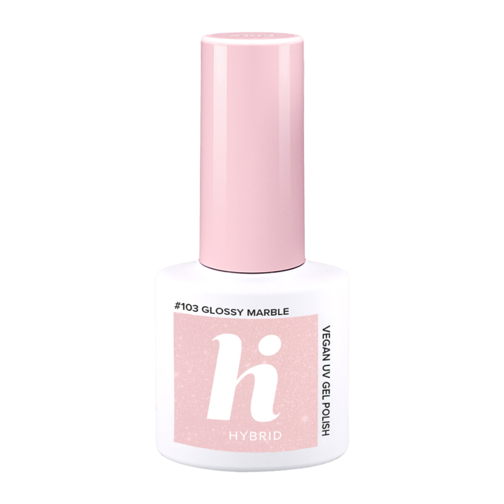 Hi Hybrid Hema Free 103 Glossy Marble UV Gel Polish 5ml