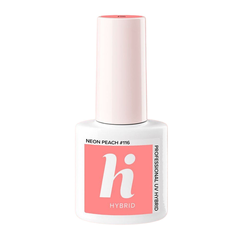 Hi Hybrid Hema Free 116 Neon Peach UV Gel Polish 5ml