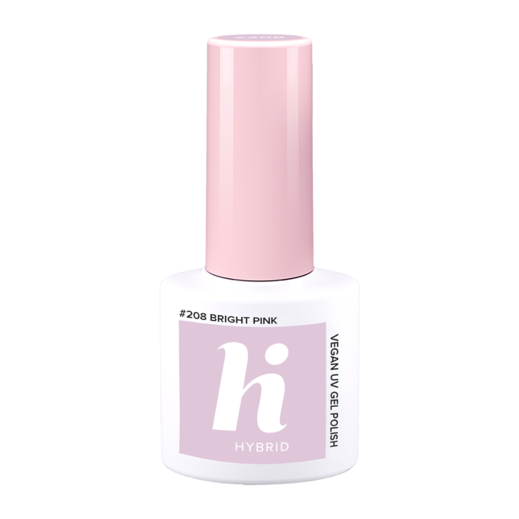 Hi Hybrid Hema Free 208 Bright Pink UV Gel Polish 5ml