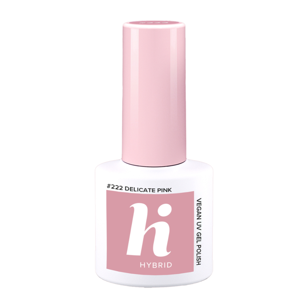 Hi Hybrid Hema Free 222 Delicate Pink UV Gel Polish 5ml