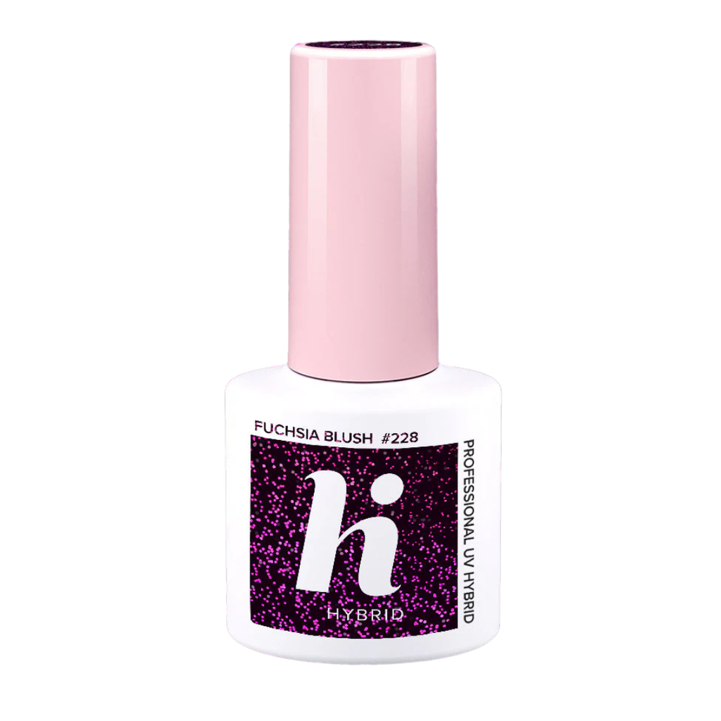 Hi Hybrid Hema Free 228 Fuchsia Blush UV Gel Polish 5ml