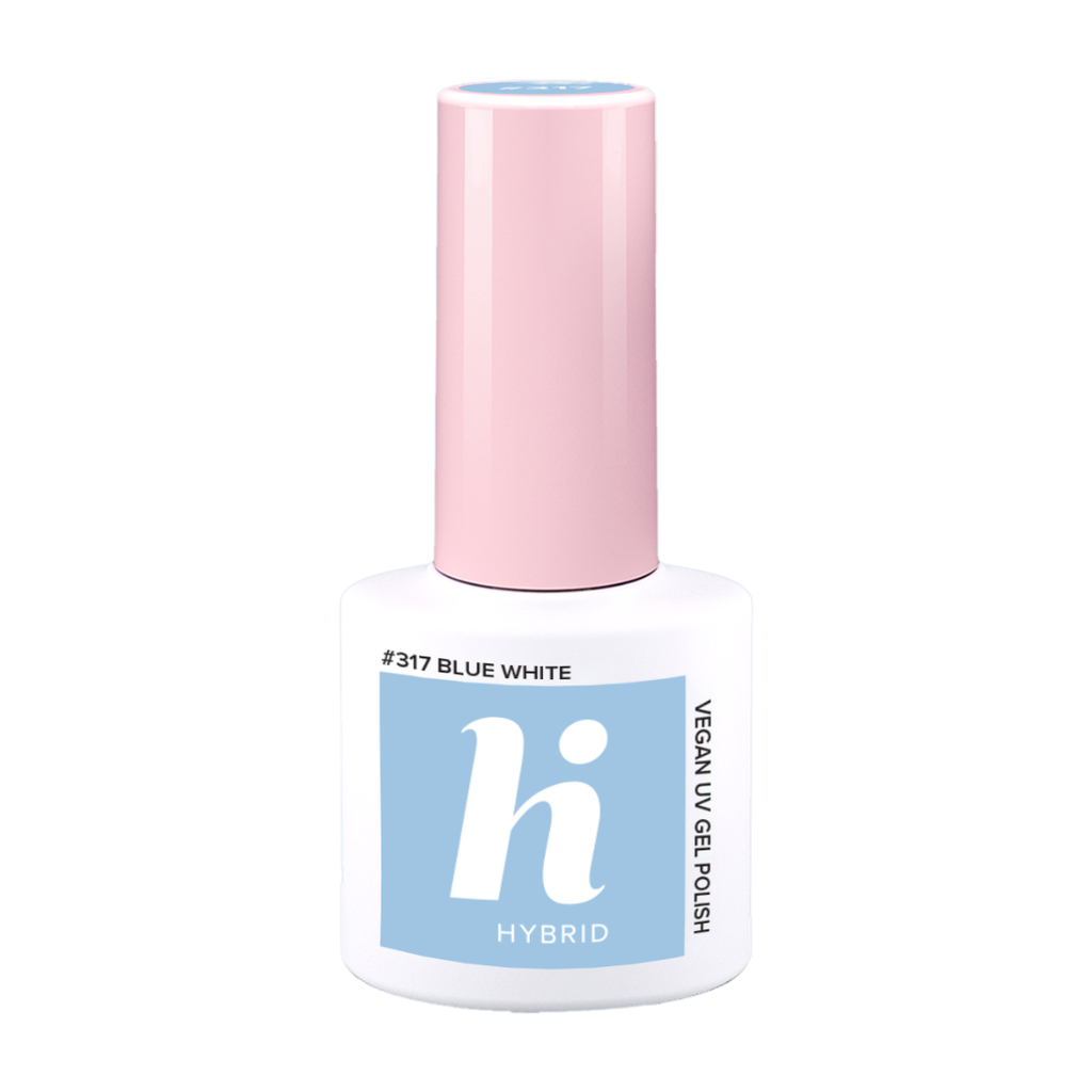 Hi Hybrid Hema Free 317 Blue White UV Gel Polish 5ml