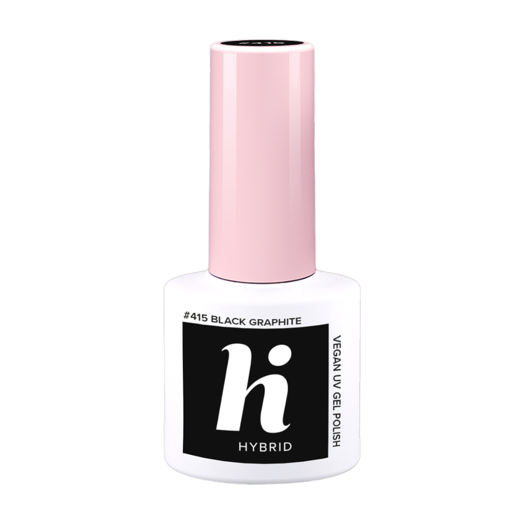 Hi Hybrid Hema Free 415 Black Graphite UV Gel Polish 5ml