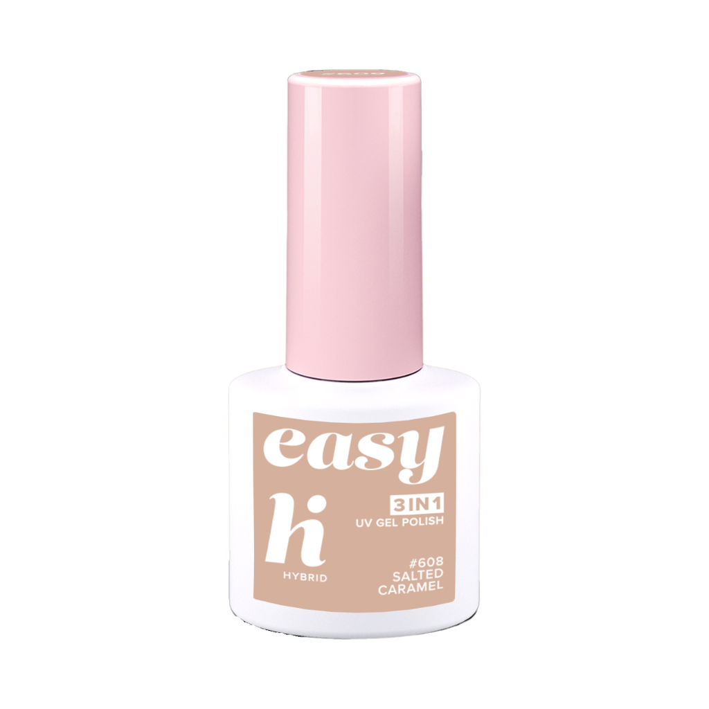 Hi Hybrid 608 EASY 3in1 Salted Caramel UV gel polish 5ml