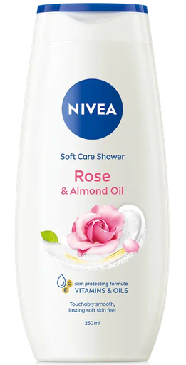 [80858] Nivea Shower Roses & Almond Oil Women 250ml