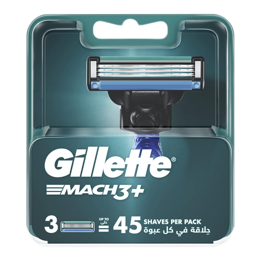 [7702018606542] Gillette Mach3 Plus Recharge 3Ps