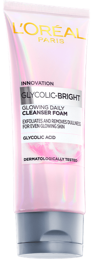 [LO128] L'oreal Glycolic Bright Glowing Cleanser 100ml