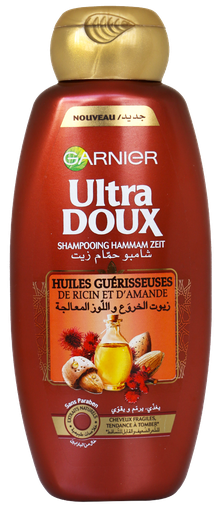 [078941] Ultra doux Shampoin Huile Ricin et d'amande 400ml