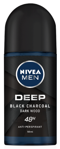 [80031] Nivea Deo- Rollon Deep Dark Wood Men 50ml