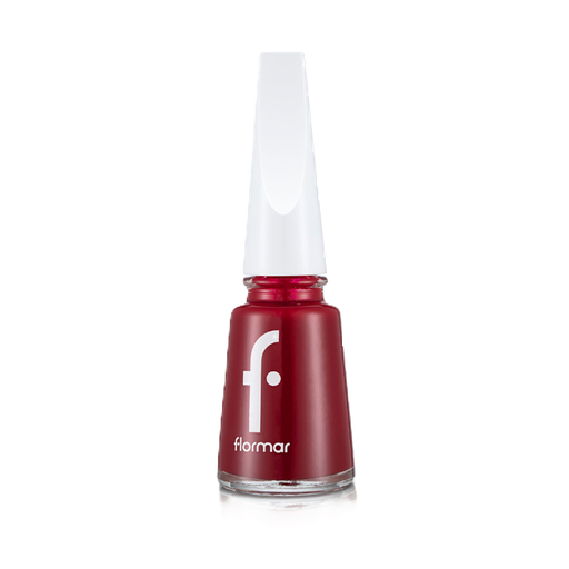 [34000081-406] Flormar Nail Polish 406 Dark Red