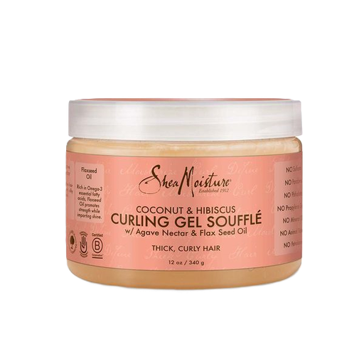 [764302290315] Shea Moisture Curling Gel Soufflé Coconut 340g