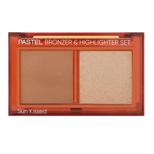 [M0324-0001] Pastel Profashion Bronzer & Highlighter Set Sun Kissed 01