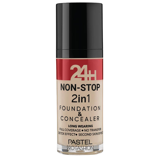 [M0335-0601] Pastel 24H Non-Stop 2In1 Foundation & Concealer 601