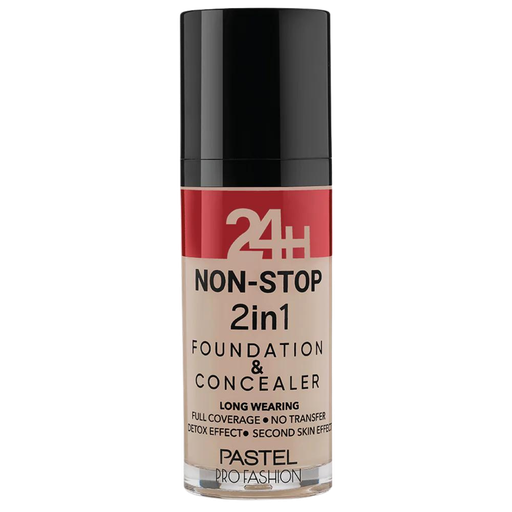 [M0335-0602] Pastel 24H Non-Stop 2In1 Foundation & Concealer 602