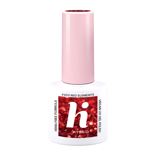 [LHHH05-203HF] Hi Hybrid 203 Hema Free Red Elements UV Gel Polish 5ml